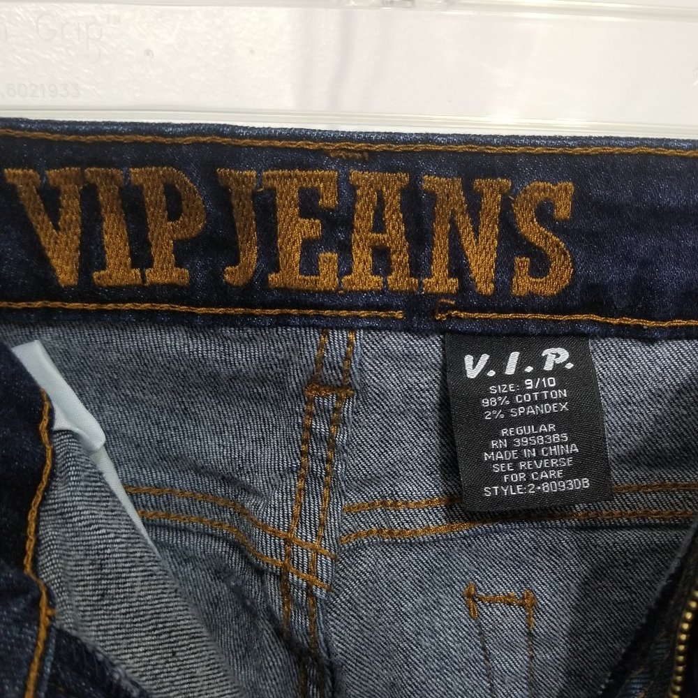 distressed VIP sz 9/10 women's jeans - Picture 5 of 9